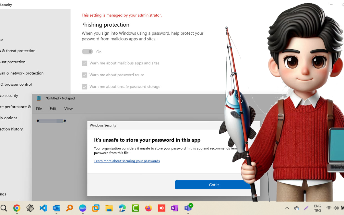 Enable Enhanced Phishing Protection